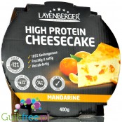 Layenberger High Protein Cheesecake Mandarine 400g - gotowy sernik proteinowy, z mandarynką