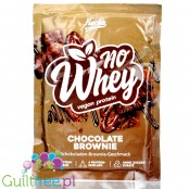Rocka Nutrition NO WHEY Chocolate Brownie - wegańska odżywka białkowa 4 źródła białka, saszetka