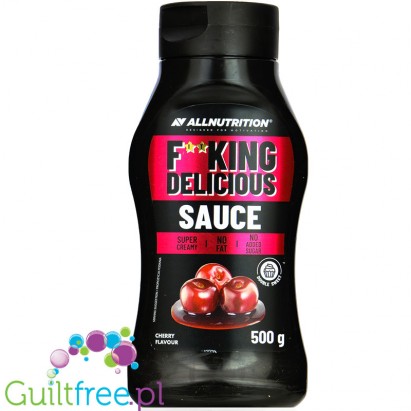 AllNutrition F**king Delicious Sauce Cherry - niskokaloryczny sos bez cukru i sukralozy