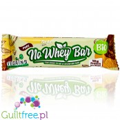 Rocka Nutrition NO WHEY Vegan BIO Bar, Nutty Cocoa Nibs 10g protein - organiczny wegański baton białkowy