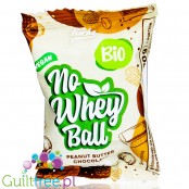 Rocka Nutrition NO WHEY Vegan BIO Ball, Peanut Butter Chocolate - proteinowa kula mocy 21% białka