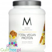 More Nutrition Total Vegan Protein Banana Bread 0,6kg - wegańska odżywka na białku grochu, dyni i słonecznikowym