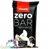 Prozis Zero Bar Cookies & Cream - niskocukrowy baton białkowy 110kcal & 11g białka