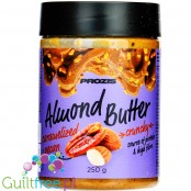 Prozis Caramelized Pecan Almond Butter Crunchy - masło migdałowe z karmelizowanymi zechami pecan bez cukru