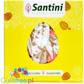 Santini Wielkanoc - mleczna czekolada bez cukru z truskawkami i kokosem