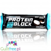 Best Body Nutrition Hardcore Protein Block 51% Protein, Coconut