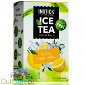 InStick Ice Tea Lemon Sticks - rozpuszczalna saszetka smakowa do napoi bez cukru, Mrożona Herbata & Cytryna