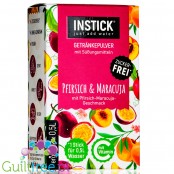 InStick Peach & Passionfruit Sticks - rozpuszczalna saszetka smakowa do napoi bez cukru, Brzoskwinia & Marakuja