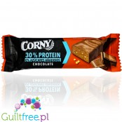 Corny Protein 30% Chocolate - baton białkowy bez dodatku cukru w polewie czekoladowej