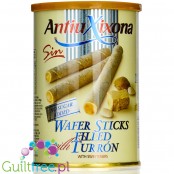 AntiuXixona Wafer Sticks with Turron - wafer tubes with nougat sugar-free 200g