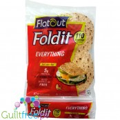 Flatout Fold-It Everything Spice - wieloziarniste wrapsy niskowęglowodanowe 100kcal