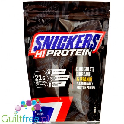 Snickers Hi-Protein Whey 0,45KG - Proteinowa odżywka białkowa