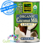 Organiczne Mleko Kokosowe light - 60% mniej tłuszczu