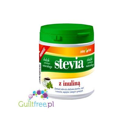 Stevia with green tea leaf
