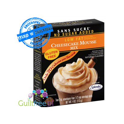 Sans Sucre No Sugar Added Low Fat Cheesecake Mouse