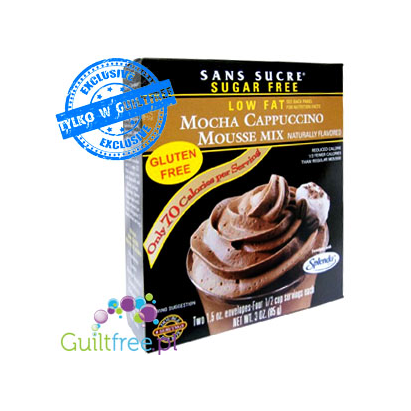 Sans Sucre No Sugar Added Low Fat Mocha Cappuccino Mouse 