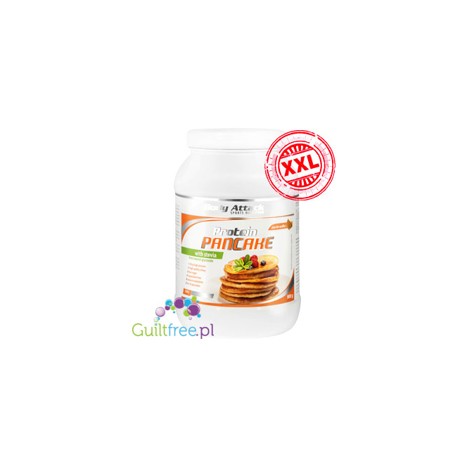 Body Attack Baking mix for the preparation of pancakes and waffles, with sweeteners