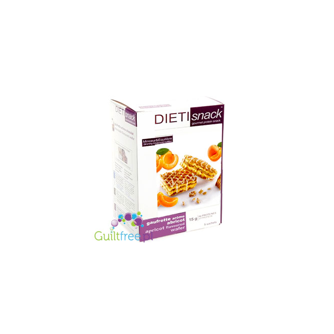 Dieti Meal Dieti Snack Proteinowe wafle z kremem morelowym 15g białka /2 sztuki/