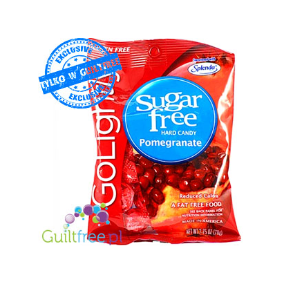 GoLightly Sugar Free Fat Free Pomegranate Hard Candy