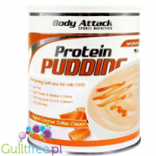 Body Attack protein caramel-toffee flavor pudding with BCAA