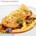Omlet proteinowy z borowikami 18g białka & 3g węglowodanów