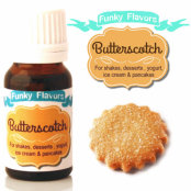 Funky Flavors Butterscotch - Maślane Herbatniki - Aromat Bez Cukru & Bez Tłuszczu