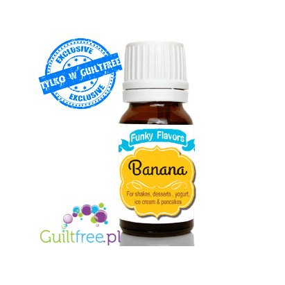 Funky Flavors Banana - Bananowy Aromat Bez Cukru & Bez Tłuszczu