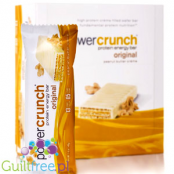 Power Crunch Peanut Butter Creme PUDEŁKO x 12 SZT - proteinowe wafelki ze stewią