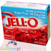 Jell-O Cherry low fat sugar free jelly, Cherry flavor