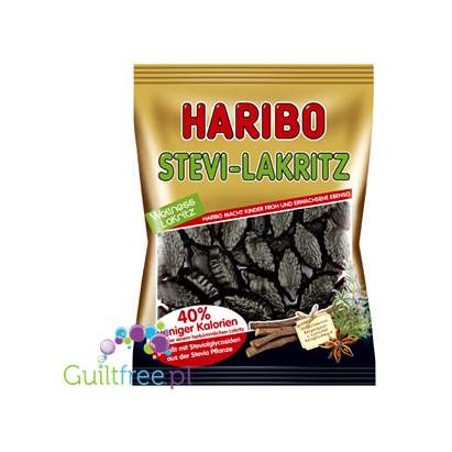 Haribo Stevi-Lakritz - Sugar-free sweets, with sweeteners