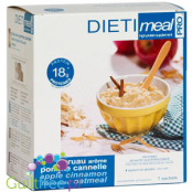 Dieti Meal Owsianka proteinowa 18g białka & 9g węglowodanów Jabłko/Cynamon
