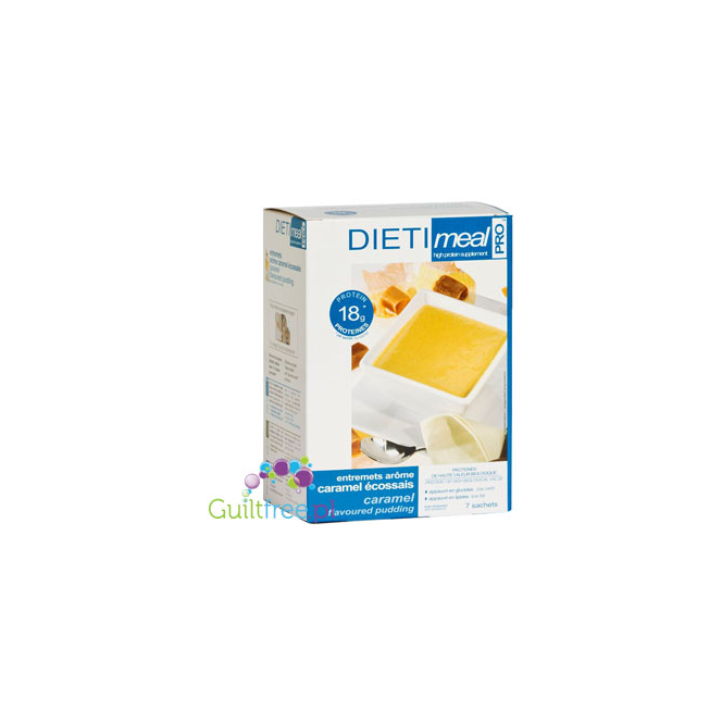 Dieti Meal Proteinowy pudding o smaku karmelowym 18g białka & 2,6g węglowodanów