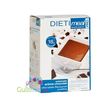Proteinowy pudding o smaku czekoladowym 18g białka & 2,6g węglowodanów
