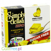 Simply Delish - Galaretka ananasowa 2,5kcal zero cukru, zero tłuszczu Free Food