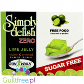 Simply Delish - Galaretka limonkowa 2,5kcal zero cukru, zero tłuszczu Free Food