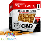 Ciao Carb ProtoPasta, Sedani - makaron akaron proteinowy 60% białka w saszetkach, Kolanka