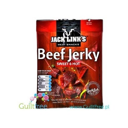Jack Links Beef Jerks - słodko-pikantna suszona wołowina