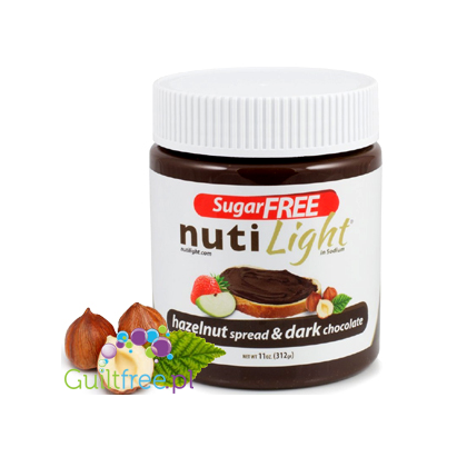NutiLight krem czekoladowy bez cukru 2gwęglowodanów