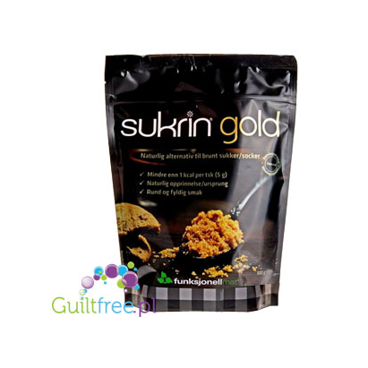 Sukrin Gold - 8kcal jak brązowy cukier Erytrol & Stewia