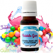 Funky Flavors Bubble Gum for shakes, desserts, yoghurt, ice cream & pancakes - Sugar-free, non-greasy aroma of balloon gum, ice 