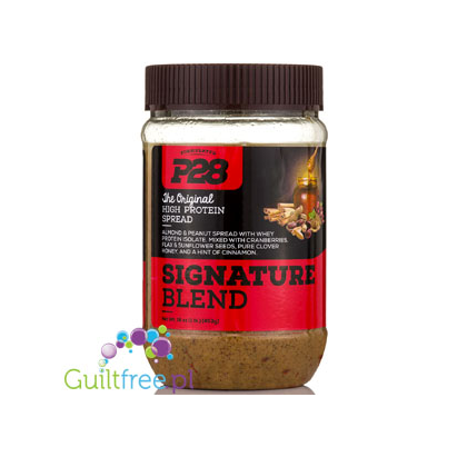 P28 Signature Blend, The Original High Protein Spread with Protein Isolate and with Xylitol - Almond butter with walnut, no adde