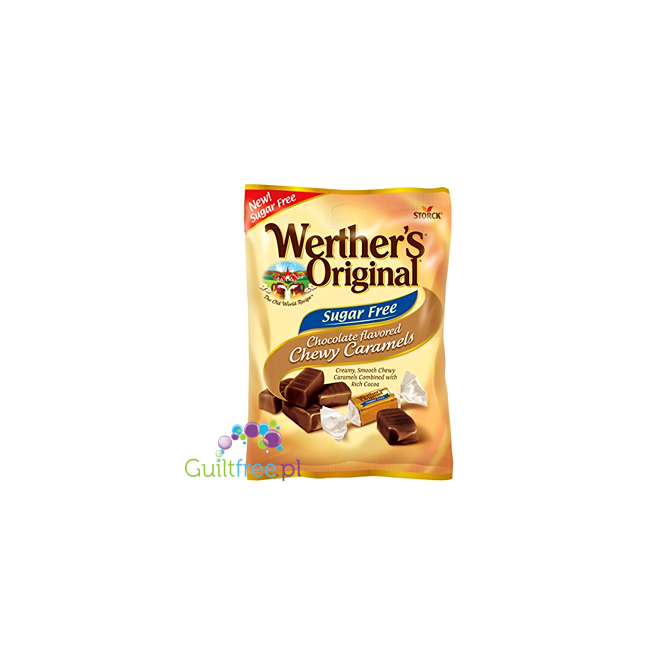 Werther's Chewy Caramels miękkie czekoladowe karmelki bez cukru