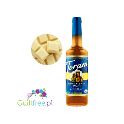 Torani Sugar Free Syrup, White Chocolate - White sugar-free chocolate syrup with natural aromas