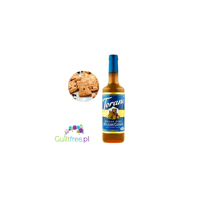 Torani Belgian Cookie 0,75L - syrop do kawy bez cukru, smak Speculoos