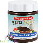 NutiLight MLECZNY krem czekoladowy bez cukru 2gwęglowodanów