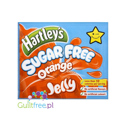 Hartley's Galaretka pomarańczowa bez cukru 9kcal podwójne opakowanie