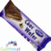 De Bron no sugar added choc waffer - Waffle without sugar added with cream filling, poured with milk chocolate, contains sweeten