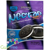 Syntrax Nectar Double Stuffed Cookie - odżywka białkowa bez cukru i bez tłuszczu