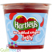 Hartley's 5kcal Strawberry - gotowa galaretka bez cukru Truskawka