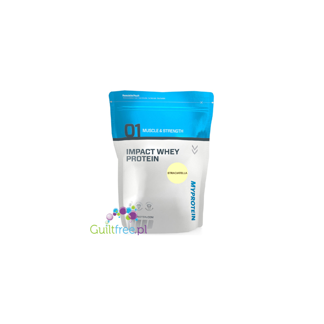 MyProtein Impact Whey Protein Stracciatella Flavor Whey Protein Concentrate Powder Food Supplement with Sweetener